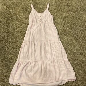 Tiered maxi dress tank dress